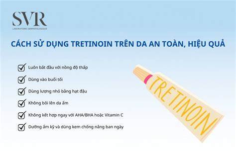 hướng dẫn sử dụng dùng tretinoin bị bong da nên làm gì