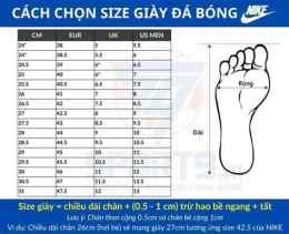 hướng dẫn sử dụng giày nike bóng đá