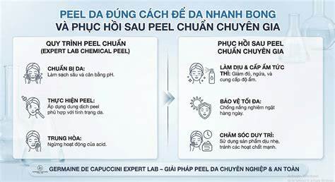 hướng dẫn sử dụng làm sao để peel da nhanh bong