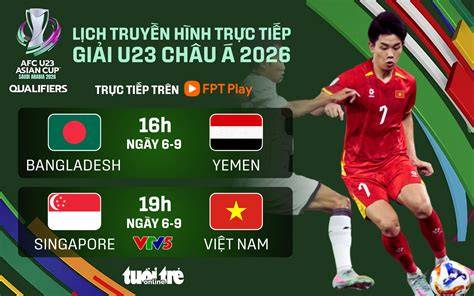 hướng dẫn sử dụng lịch bóng đá u23 châu á 2026