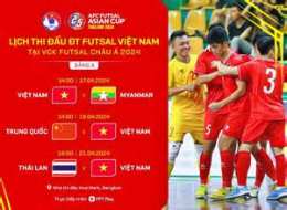 hướng dẫn sử dụng lịch thi đấu bóng đá futsal châu á