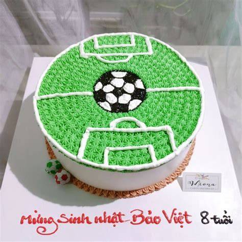 hướng dẫn sử dụng mẫu bánh sinh nhật bóng đá