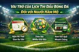 hướng dẫn sử dụng xem lịch thi đấu bóng đá
