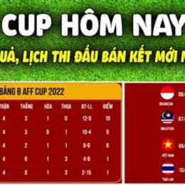 kết quả giải vô địch bóng đá đông nam á
