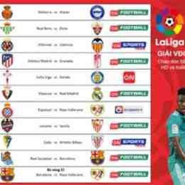 lịch bóng đá la liga tây ban nha