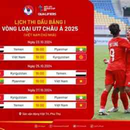lich bong da u17 chau a