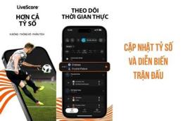 tính năng nổi bật bóng đá wap vn livescore