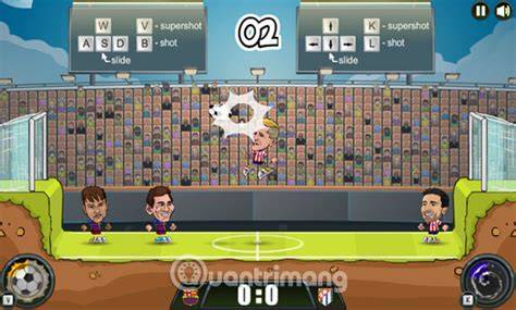 tính năng nổi bật game đá bóng 2 người đầu to