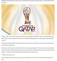tính năng nổi bật kết quả bóng đá qatar