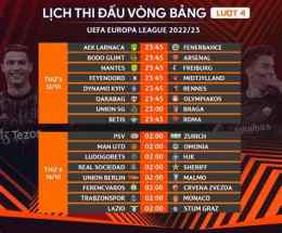 tính năng nổi bật lịch bóng đá europa league