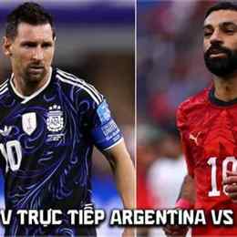trực tiếp bóng đá argentina ai cập