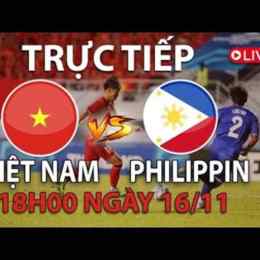trực tiếp bóng đá việt nam và philippines hôm nay